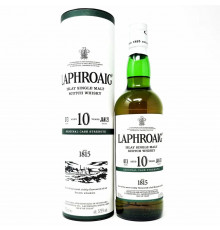 Виски шотландский односолодовый ЛАФРОЙГ выдержка 10 лет / LAPHROAIG aged 10 years, 40%, 0,7л в тубе 