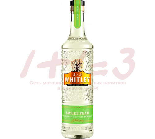 Настойка п/сл. «ДЖ. ДЖ. УИТЛИ СЛАДКАЯ ГРУША» (J.J. Whitley Sweet Pear) 0,5 л. 40% (Уитли Дистиллери)