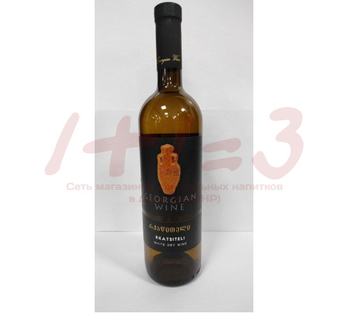 Вино сортовое выдерж. «Ркацители» серия Амфора сух. бел. 0.75л.  (IMPERIAL VIN)																					