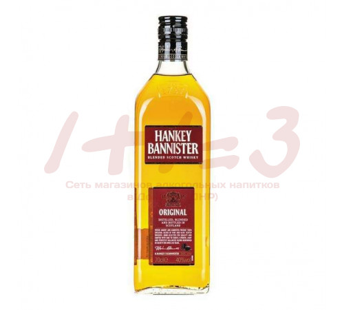 Виски шотландский купажир. ХЭНКИ БЭННИСТЕР выдержка 3 года 1,5 л. 40% 