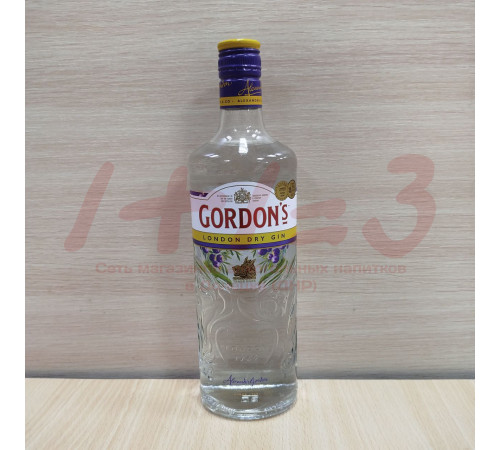 Джин сухой «Гордонс» / Gin dry Gordon’s, 37,5%, 1л (Элитка)