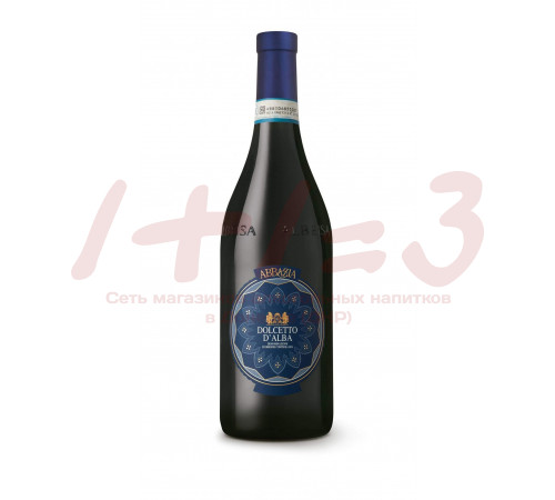 Abbazia Dolcetto d'Alba DOC / Вино ординарное сортовое Аббация Дольчетто д'Альба сухое красное