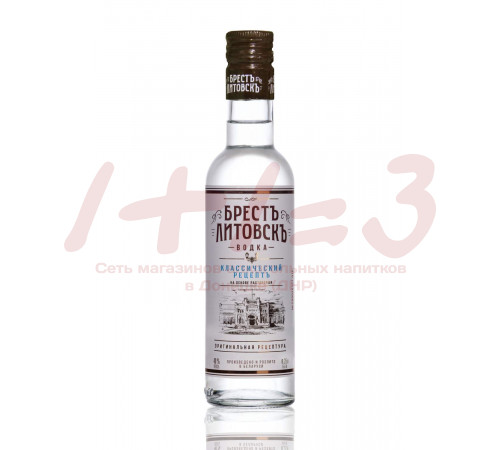 Водка «Брестъ-Литовскъ классический рецептъ» 0,25 л. 40% (Брестъ-Литовскъ) 