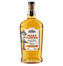 Виски зерновой «Острые Козырьки Бурбон Стайл(Peaky Blinder Bourbon Whiskey)» крепость 40% 0,7л (Hale