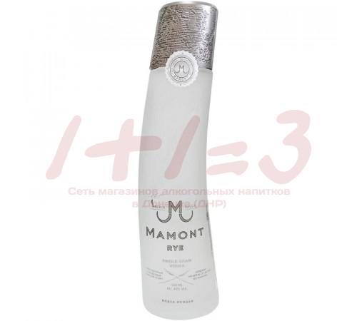 Водка особая «MAMONT RYE (МАМОНТ РЖАНАЯ)» 0,5 (дозатор), крепость 40% об.