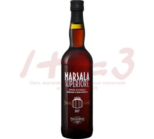 Вино Марсала Супериоре Гарибальди 2018 крепленое выдержанное крепкое бел. 0,75л
