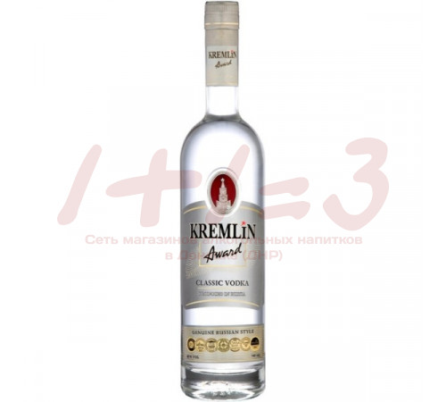 Водка Кремлин Эворд/ Kremlin Award Classic 1,0 л. 40% 