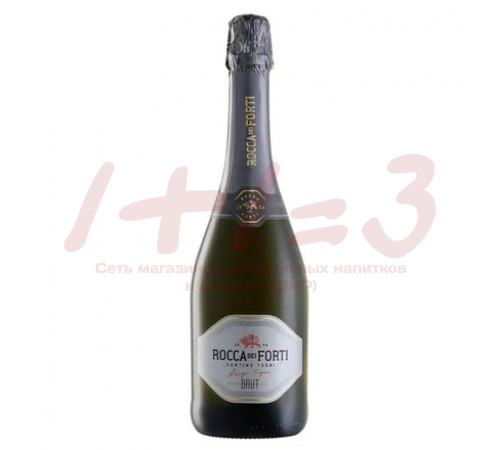 ROCCA DEI FORTI BRUT / Вино игристое «Рокка Деи Форти» брют белое 0,75л. 11,5% (Togni)