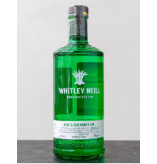 Джин «УИТЛИ НЕЙЛЛ АЛОЭ- ОГУРЕЦ» /Whitley Neill Aloe & Cucumber Gin 0,7л, 40% (Halewood)													