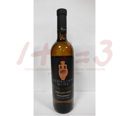 Вино сортовое выдерж. «Цинандали» серия Амфора сух. бел. 0.75л, 11-13%  (IMPERIAL VIN)