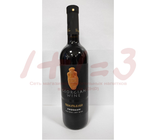 Вино сортовое выдерж. «Пиросмани» серия Амфора п/сух. крас. 0.75л. (IMPERIAL VIN)																			